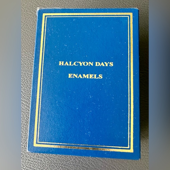 DESIGNED BY HALCYON DAYS ENAMELS LONDON ENGLAND. Great Cond Flower Pocket Watch - Picture 8 of 8